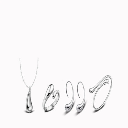 Simple Style Water Droplets Alloy Women'S Jewelry Set