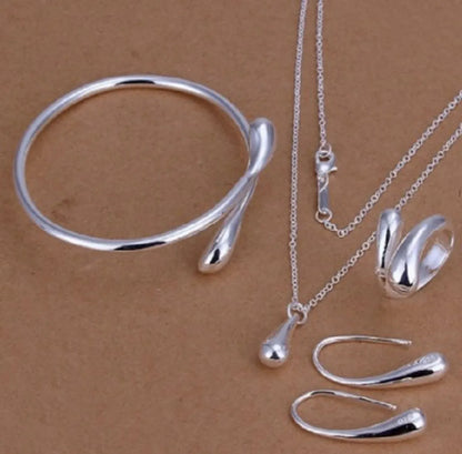 Simple Style Water Droplets Alloy Women'S Jewelry Set