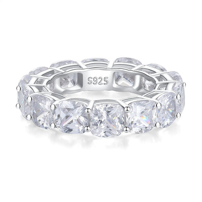 Simple Style Water Droplets Sterling Silver High Carbon Diamond Rings In Bulk