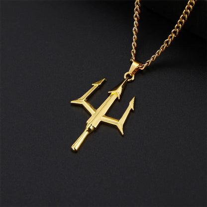 Stainless Steel Simple Style Plating Pendant Necklace