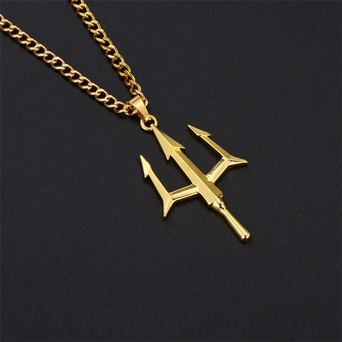 Stainless Steel Simple Style Plating Pendant Necklace