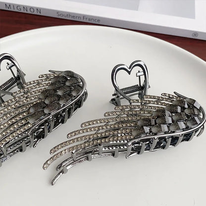 Simple Style Wings Alloy Hair Claws