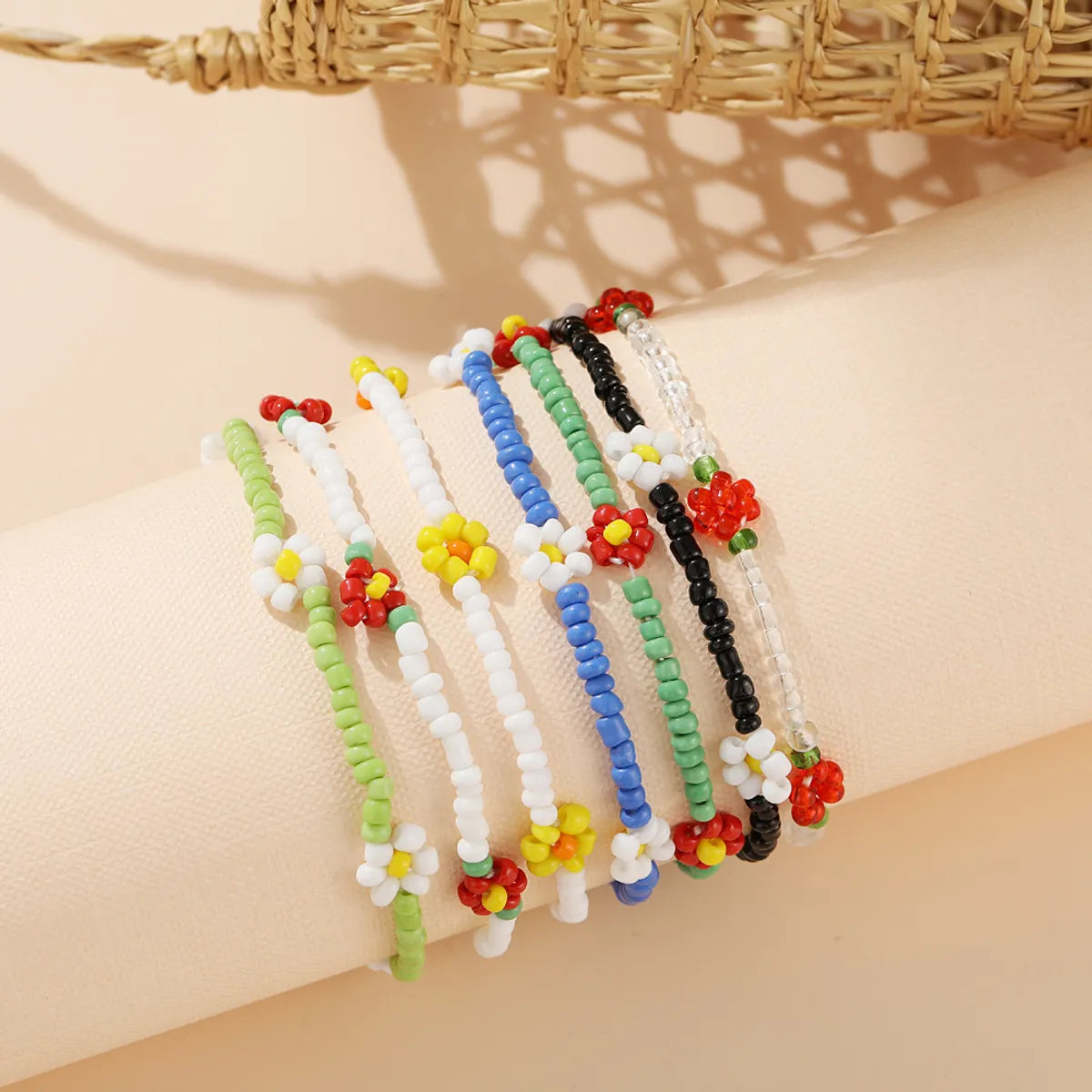 Ethnic Style Geometric Beaded Wholesale Bracelets