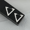 Geometric 304 Stainless Steel No Inlaid 18K Gold Plated Earrings Ear Studs