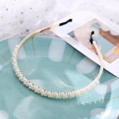 Simple Wave Pearl Headband