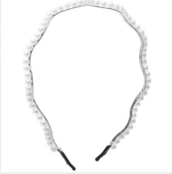 Simple Wave Pearl Headband