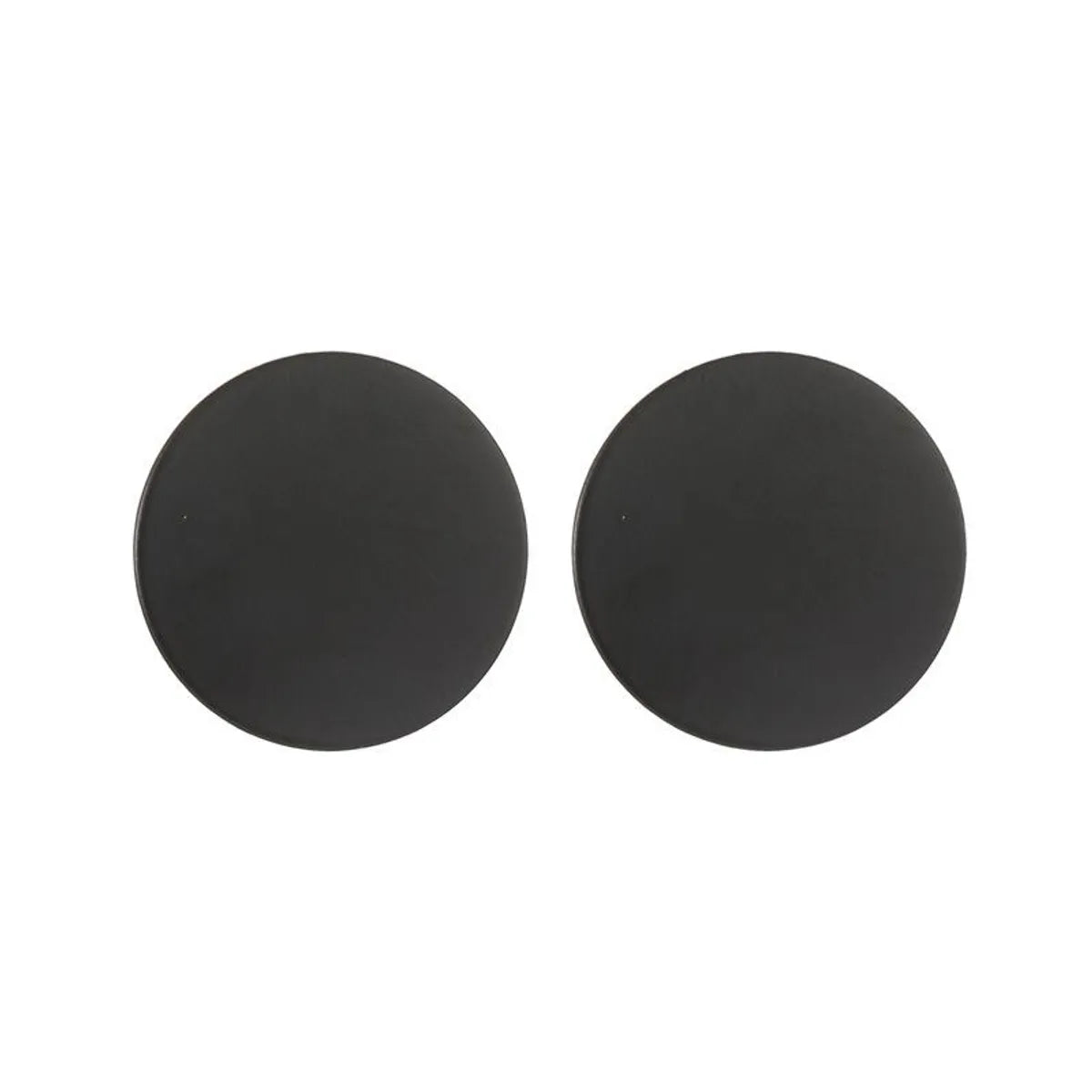 Simple Style Round Plating Alloy No Inlaid Earrings Ear Studs