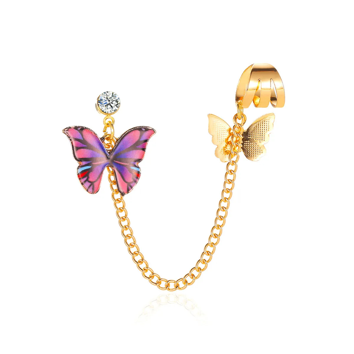 Single Color Butterfly Earrings