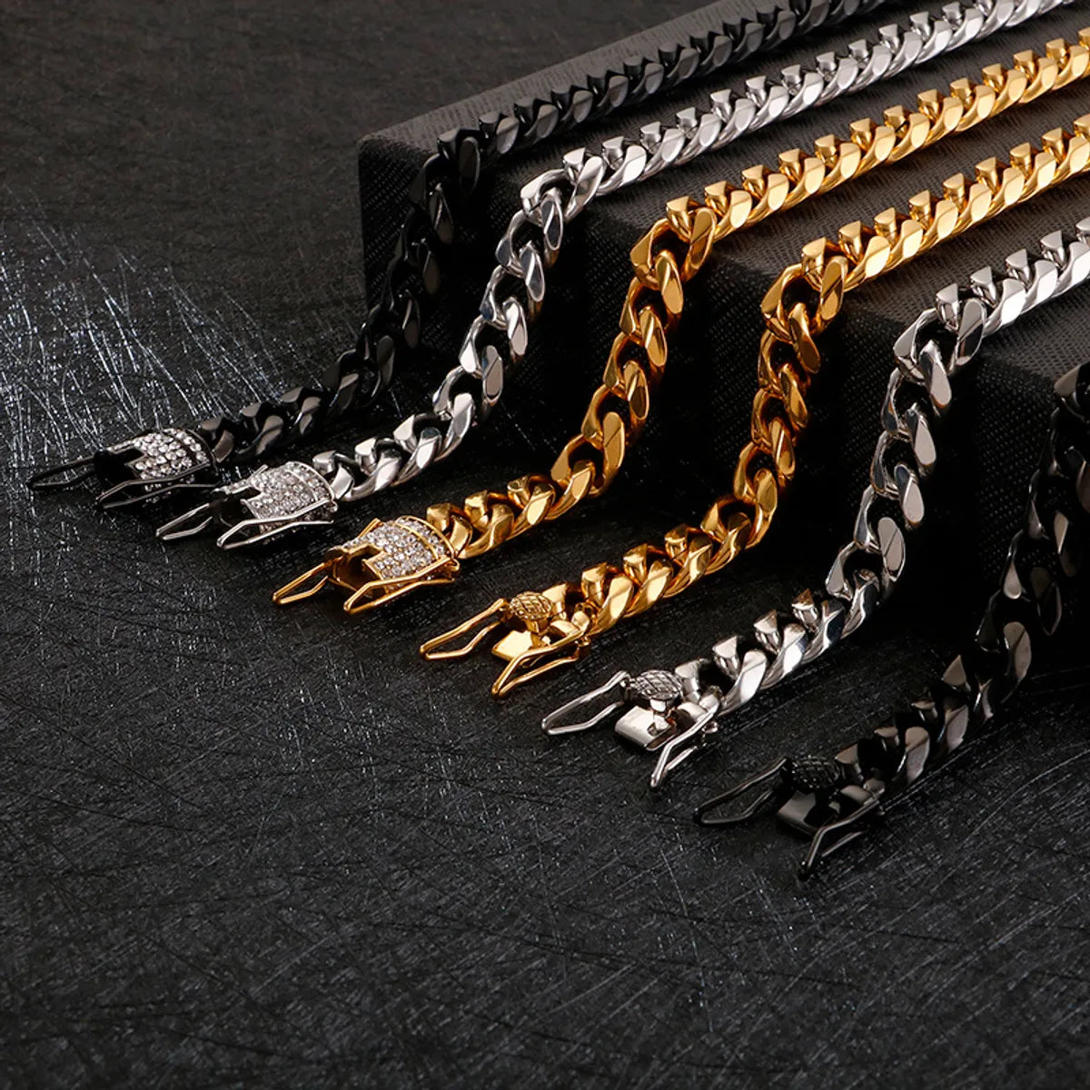 Six-sided Grinding Chain Stainless Steel Bracelet Wholesale Gooddiy