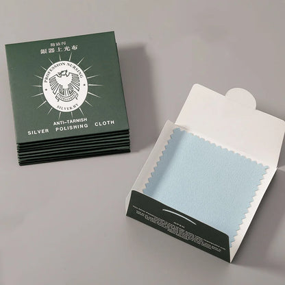 Sliver Jewelry Oxidation Maintenance Wipe Polishing Cloth Cleaning Cloth Combination