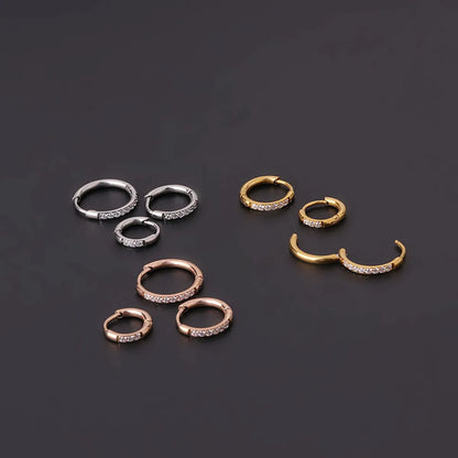 Fashion Geometric Plating Stainless Steel Earrings