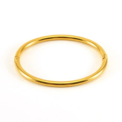 Solid Color 304 Stainless Steel Bangle In Bulk