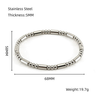 Solid Color 304 Stainless Steel Bangle In Bulk