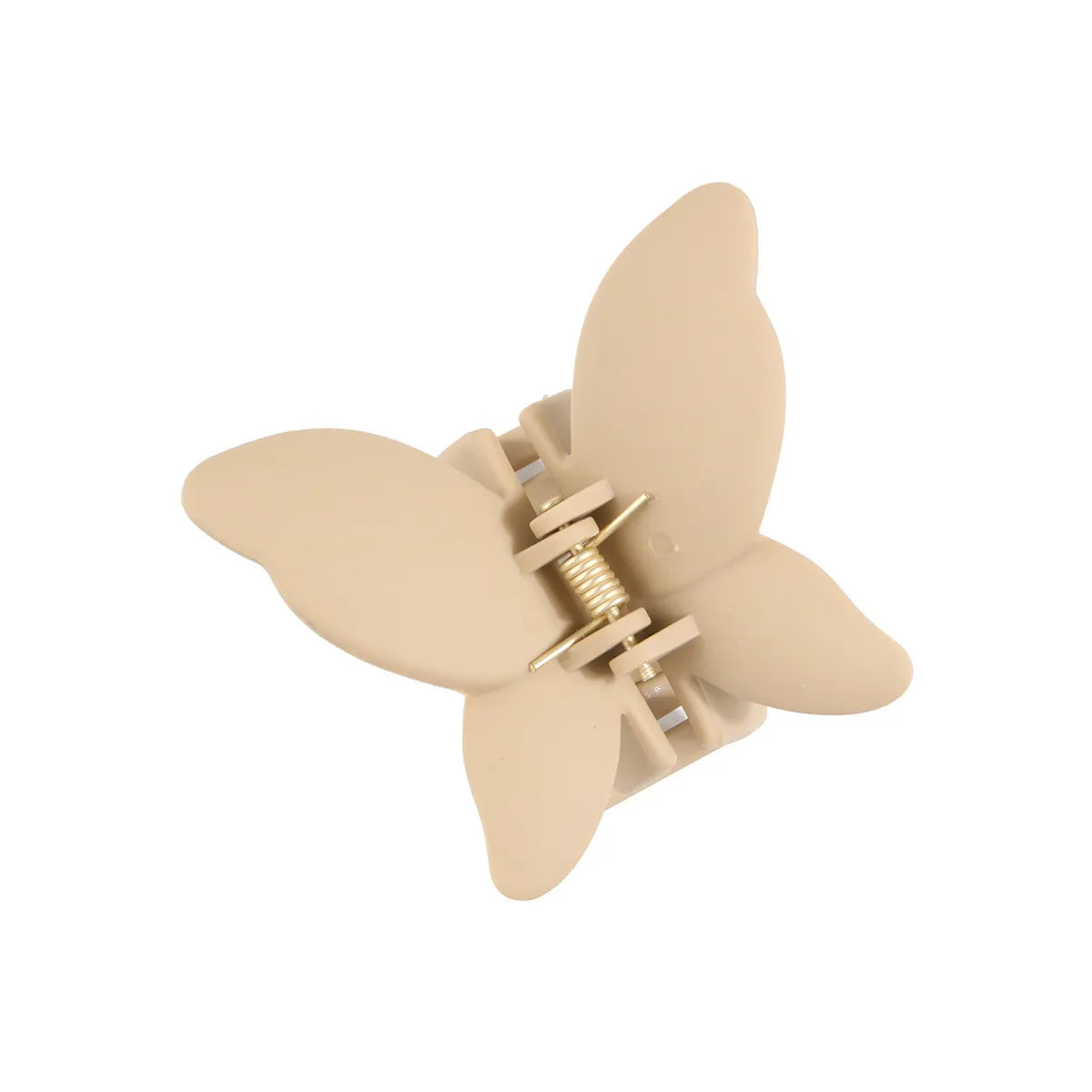 Solid Color Butterfly  Arenaceous Paint Personality Hair Clip Multicolors