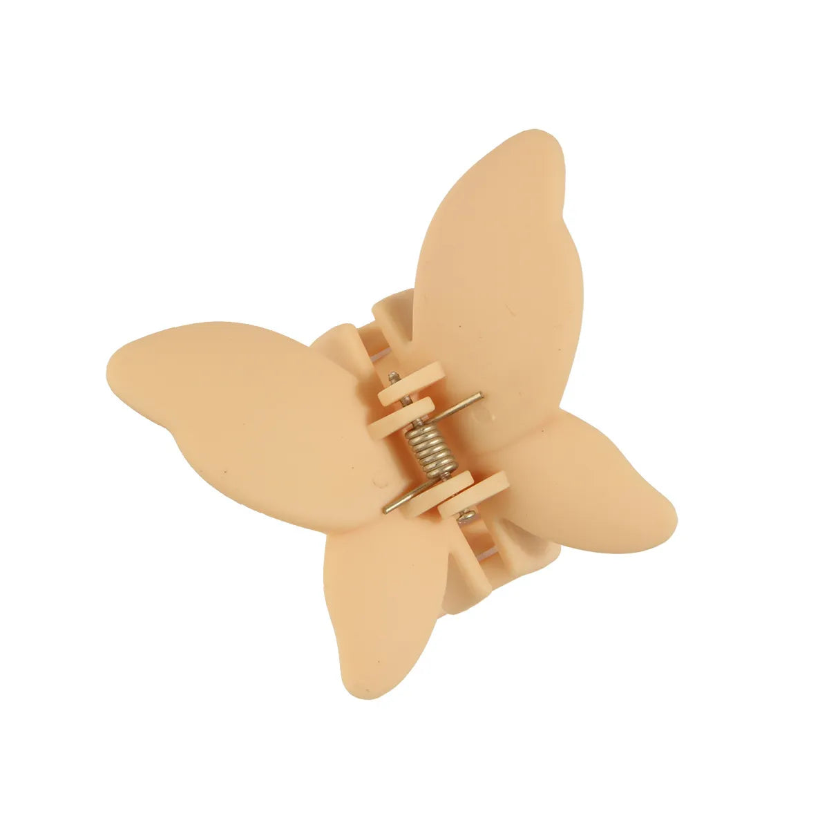 Solid Color Butterfly  Arenaceous Paint Personality Hair Clip Multicolors