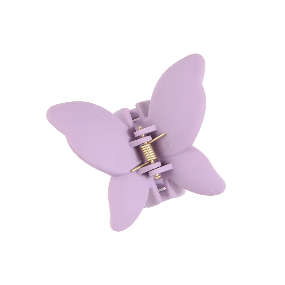 Solid Color Butterfly  Arenaceous Paint Personality Hair Clip Multicolors