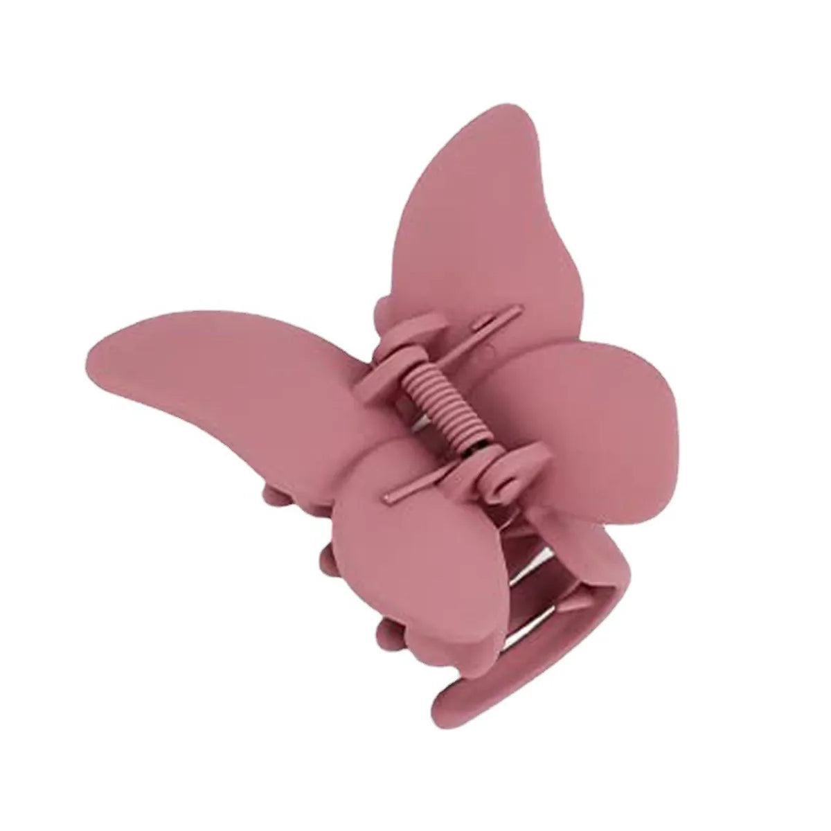 Solid Color Butterfly  Arenaceous Paint Personality Hair Clip Multicolors