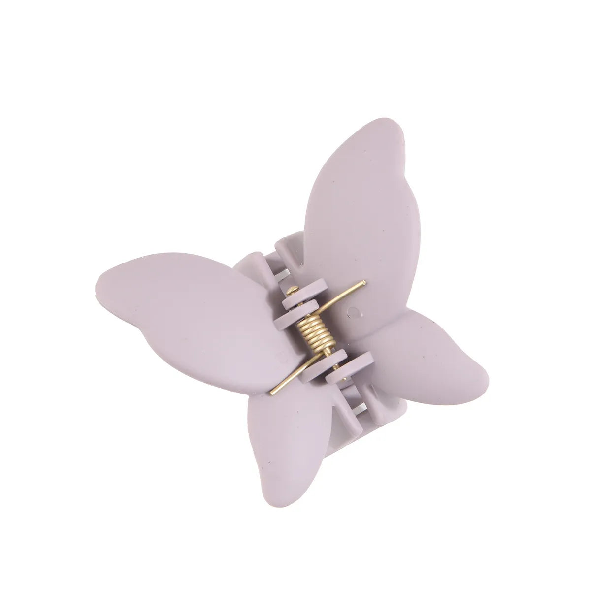 Solid Color Butterfly  Arenaceous Paint Personality Hair Clip Multicolors