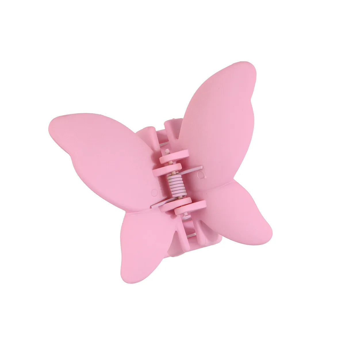 Solid Color Butterfly  Arenaceous Paint Personality Hair Clip Multicolors