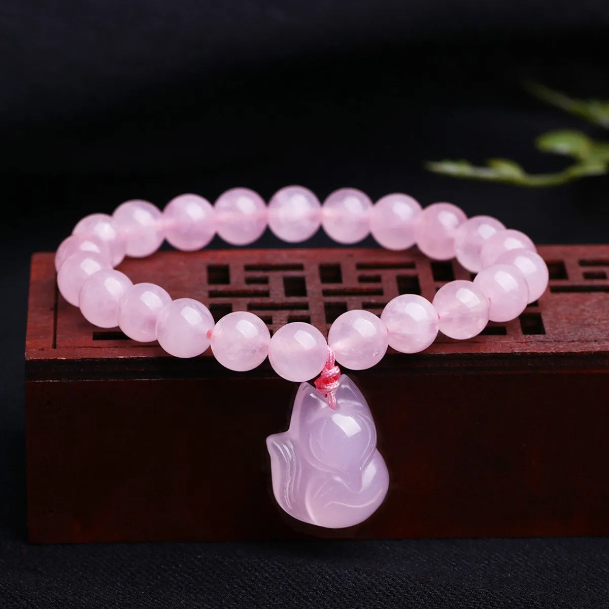 Solid Color Fox Stone Beaded Women's Bracelets