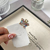 Alloy Small Clip Mini Bangs Clip Small Exquisite Bow Tie Rhinestone Hairpin Clip  High-Grade Hair