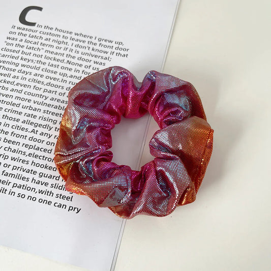 South Korean New Hair Accessories Simple Luster Temperament Thick Color Hair Ring