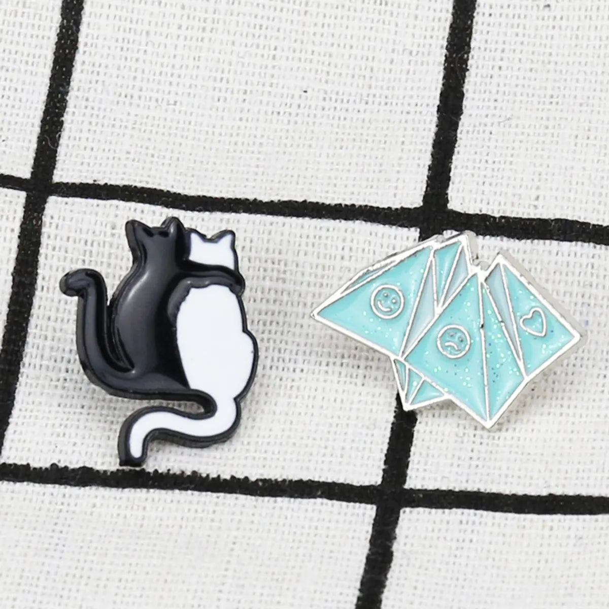 Southeast Northwest Origami Collar Pin Children'S Enamel Badge Brooch