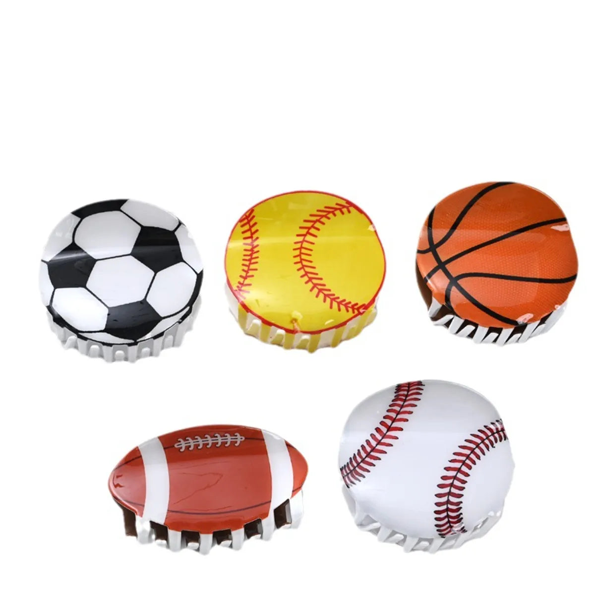 Sports Ball Arylic Hair Claws