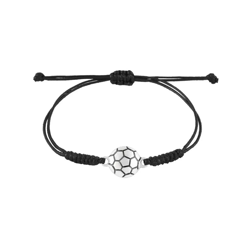 Sports Basketball Football Mixed Materials Braid Women'S Bracelets