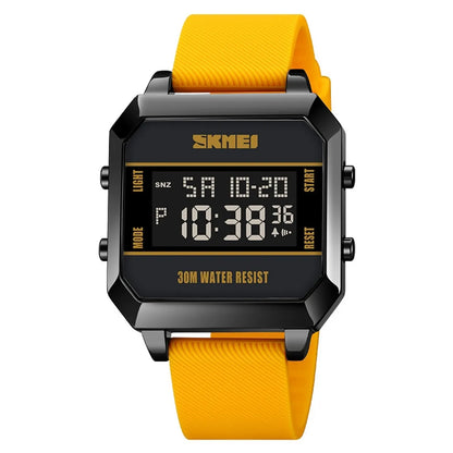 Sports Geometric Buckle Electronic Men'S Watches