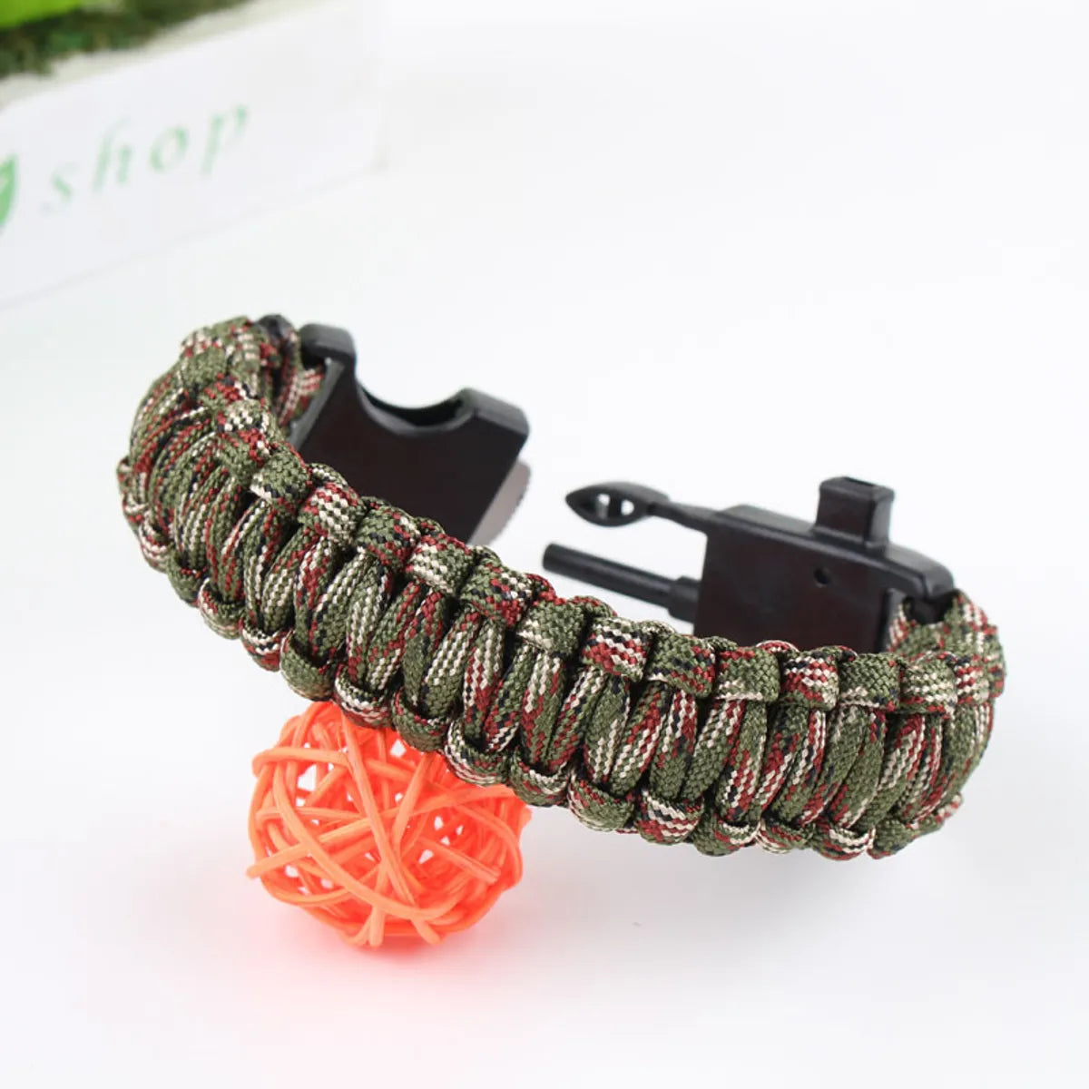 Sports Geometric Stainless Steel Nylon Knitting Unisex Bracelets