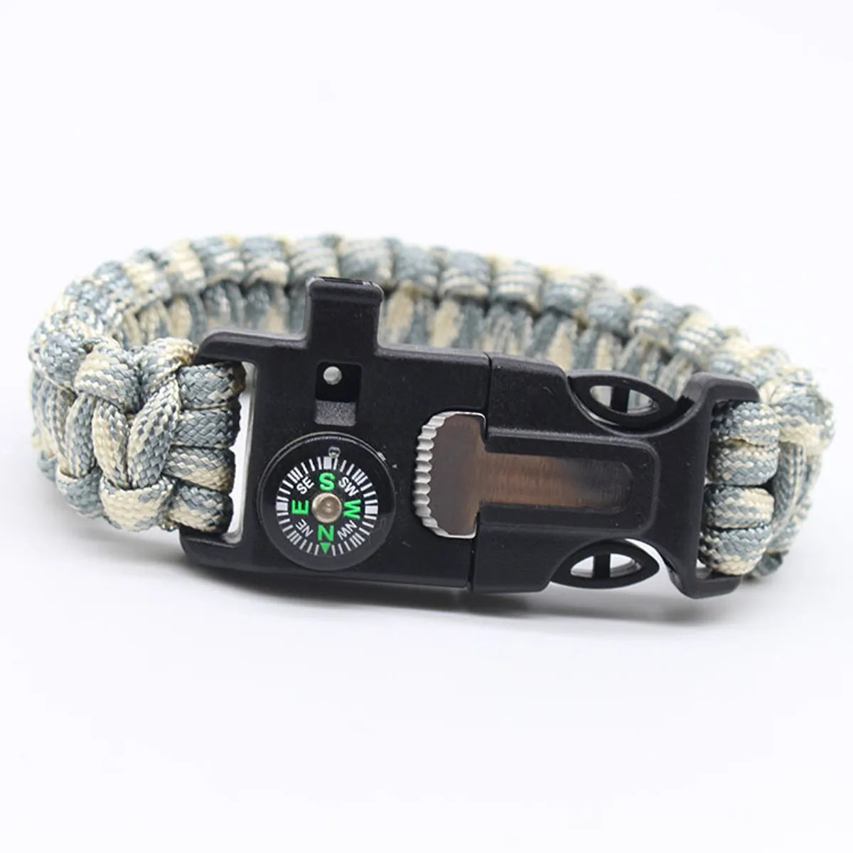 Sports Geometric Stainless Steel Nylon Knitting Unisex Bracelets