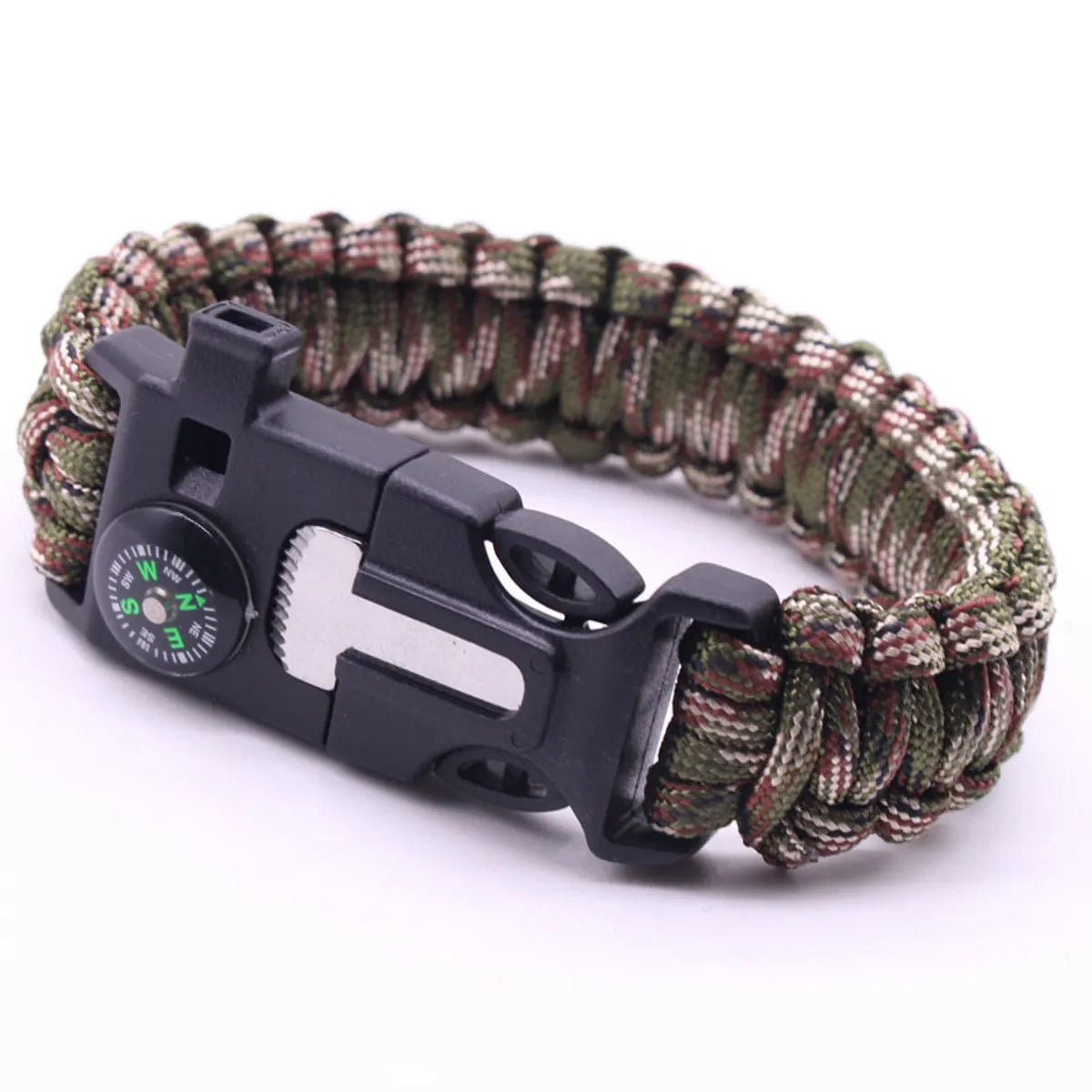 Sports Geometric Stainless Steel Nylon Knitting Unisex Bracelets