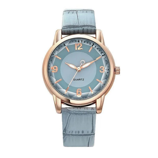 Sports Solid Color Buckle Quartz Women'S Watches