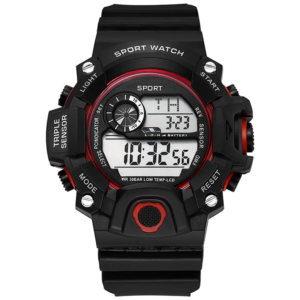 Sports Solid Color Electronic Men'S Watches