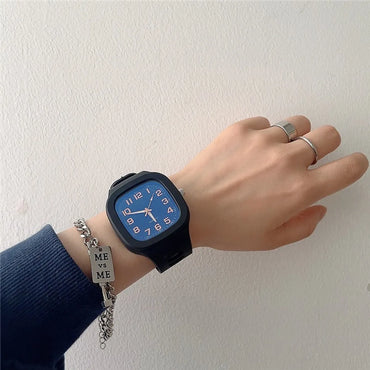 Sports Solid Color Quartz Women'S Watches