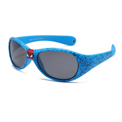 Sports Spider Web Tac Oval Frame Full Frame Kids Sunglasses