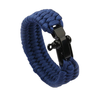 Sports U Shape Alloy Plating Braid Unisex Wristband