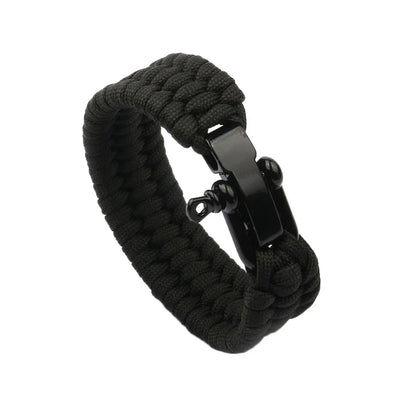 Sports U Shape Alloy Plating Braid Unisex Wristband