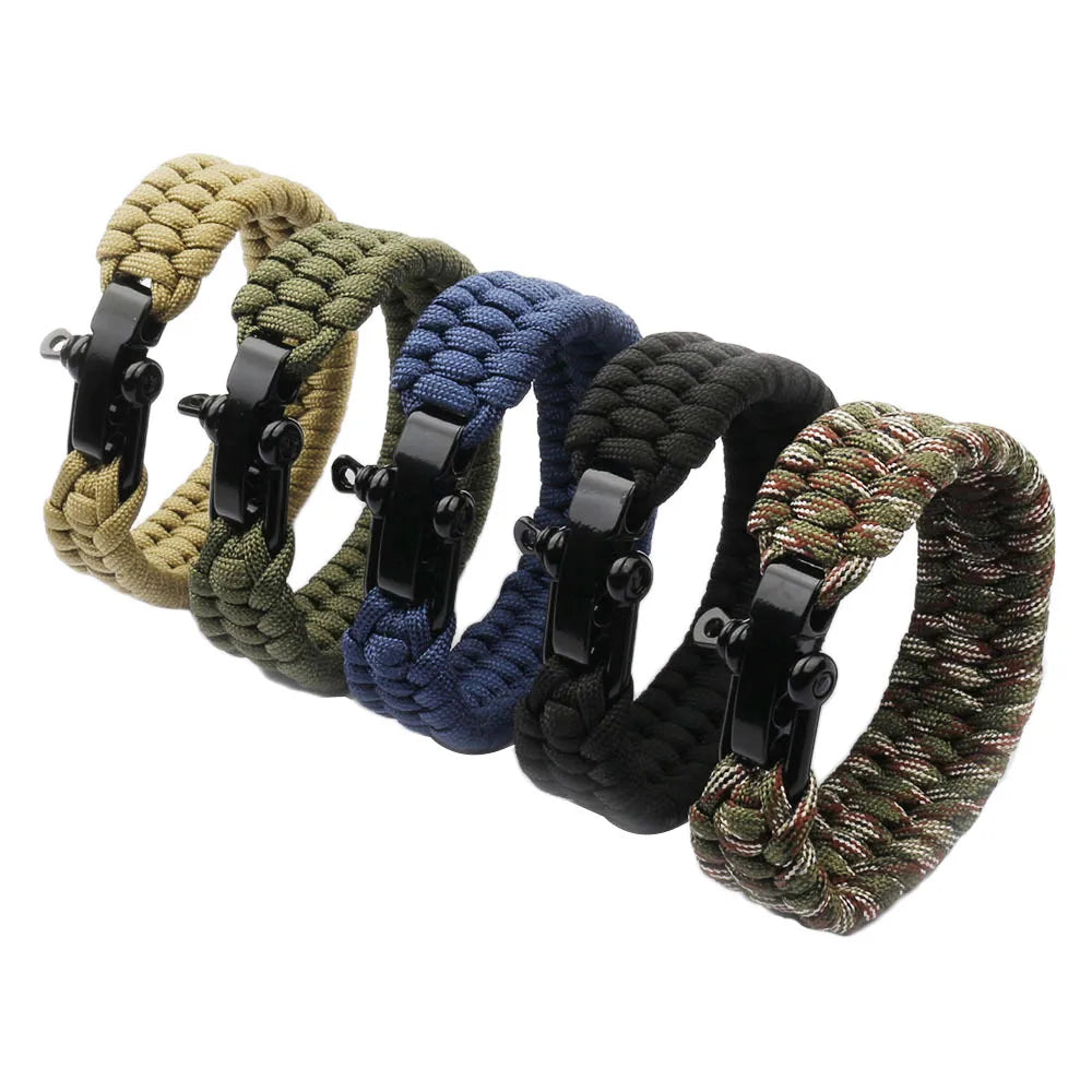 Sports U Shape Alloy Plating Braid Unisex Wristband