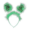 St. Patrick Shamrock Letter Bow Knot Plastic Party Hair Band Costume Props 1 Piece