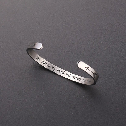 Stainless Steel Casual Simple Style C Shape Letter Cuff Bracelets