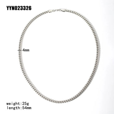 Stainless Steel Casual Simple Style Geometric Necklace