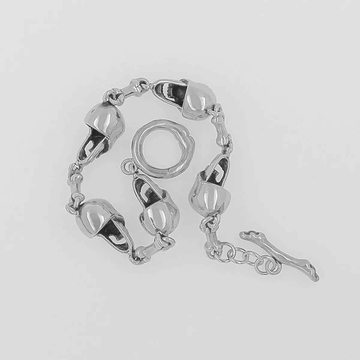 Stainless Steel Hip-Hop Streetwear Skull Bracelets