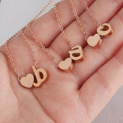 Fashion Letter Stainless Steel Necklace