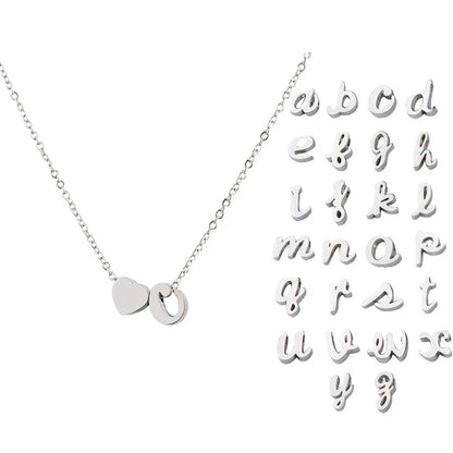 Fashion Letter Stainless Steel Necklace