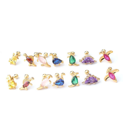 Ear Cartilage Rings & Studs Fashion Animal 316 Stainless Steel  Copper Plating