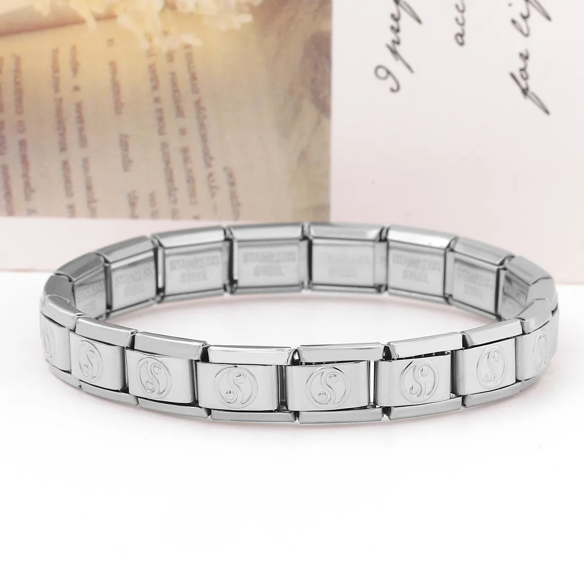 1 Piece Stainless Steel Gossip Bracelet Module Accessories