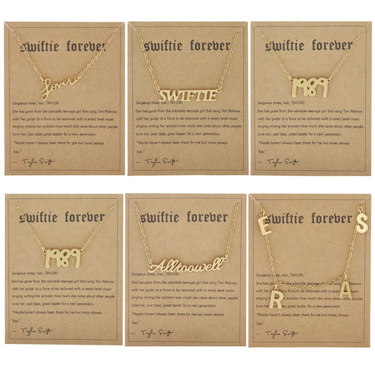 Stainless Steel Simple Style Letter Number Plating Necklace