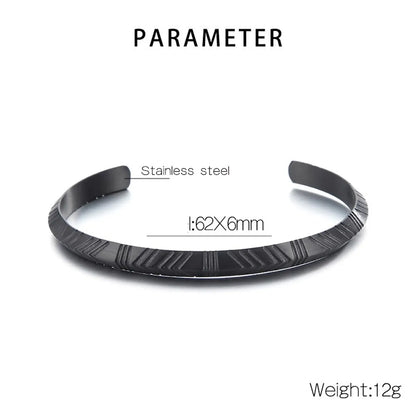 Stainless Steel Simple Style Solid Color Bangle